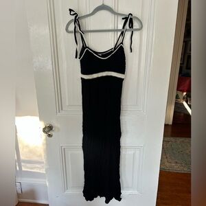 Black & White Knitted Dress